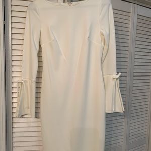 Calvin Klein size 2 white cocktail dress NWT